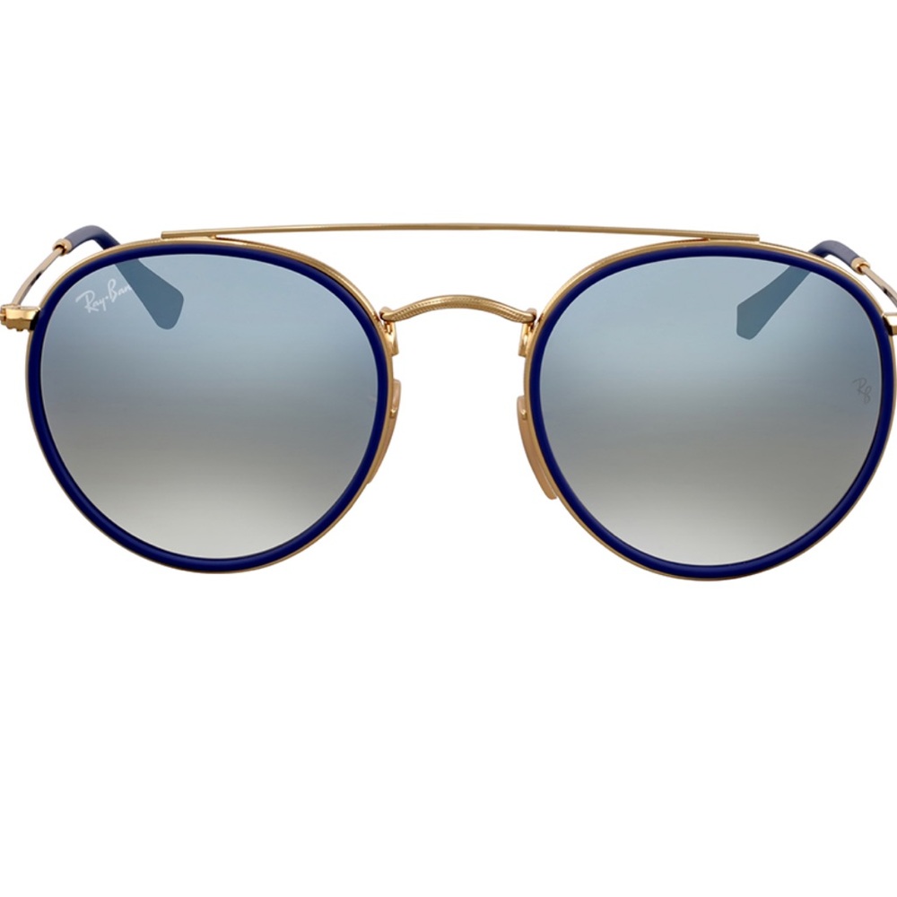 Ray-Ban Gold Frame Gradient Sunglasses